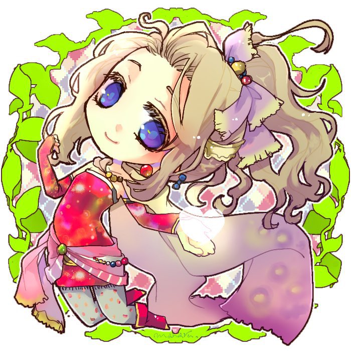 最终幻想、最终幻想VI、蒂娜·布兰福德 1名女孩 金发 蓝眼 靴子 边框