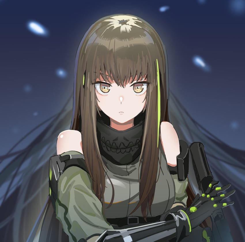 少女前线、M4A1 (少女前线) 1名女孩 AR小队 (少女前线) 突击步枪 头巾 颈部头巾