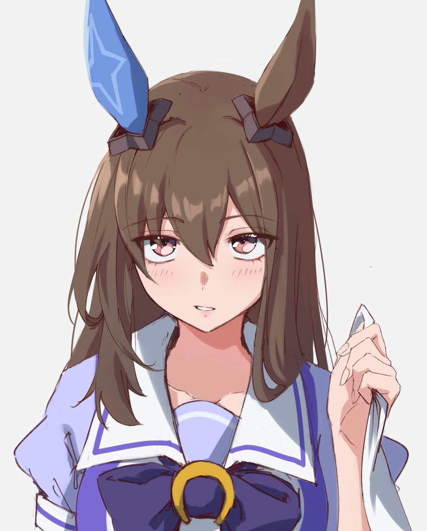 赛马娘、爱慕织姬 (赛马娘) 1名女孩 兽耳 蝴蝶结 蝶形领结 棕发
