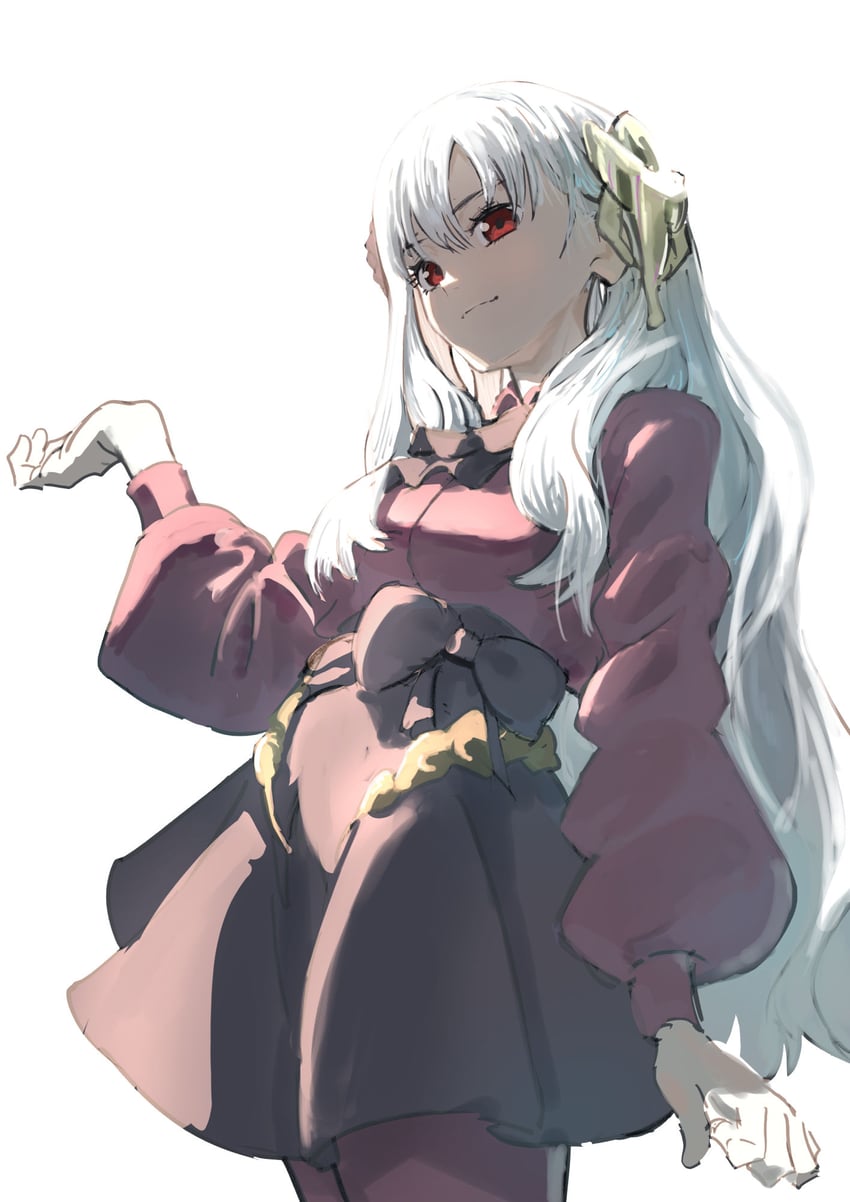Fate/Grand Order、Fate/strange Fake、Fate系列 1名女孩 阿斯科特领巾 黑色细领带 黑色裙子 发饰