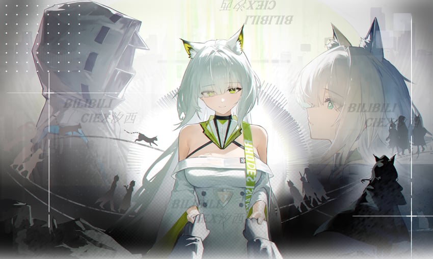 明日方舟、阿米娅 (明日方舟)、博士 (明日方舟) 1名男孩 1个其他角色 4个女孩 兽耳毛 兽耳