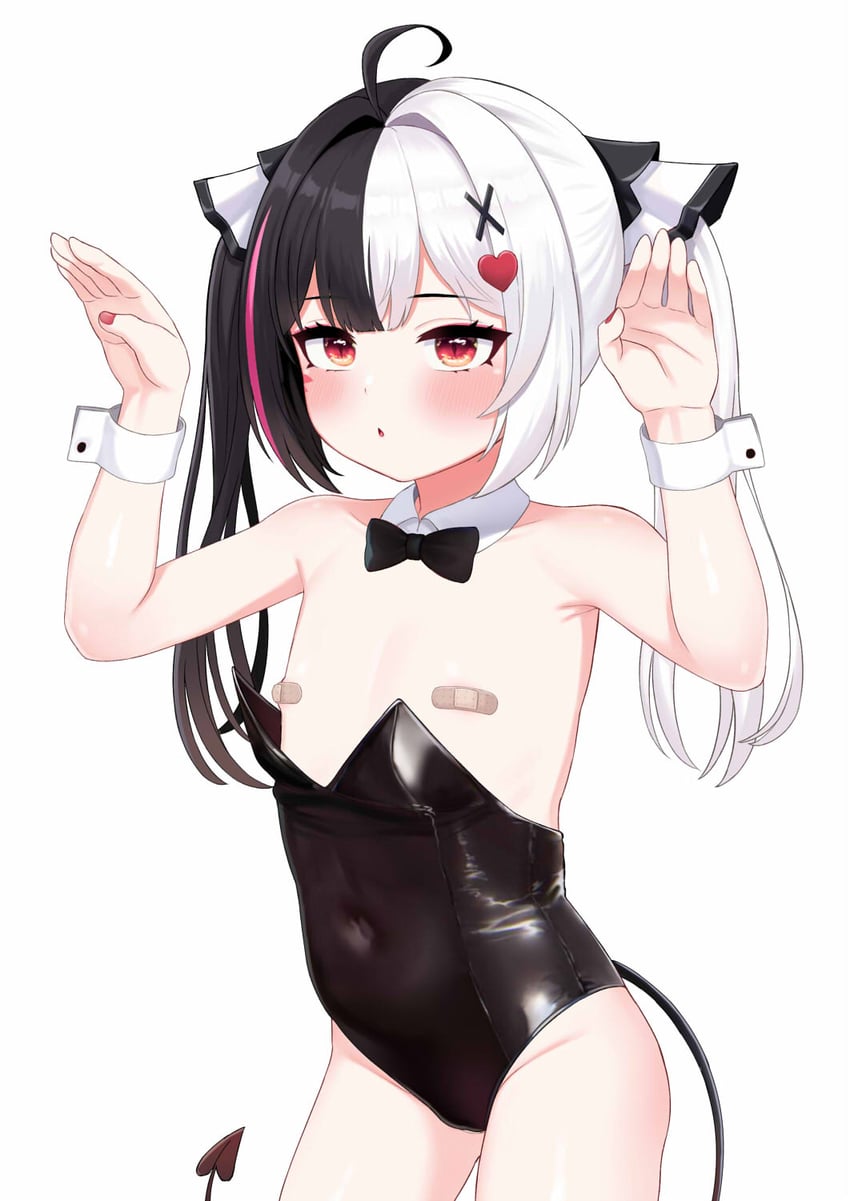 从虚无到永恒、拉克莉莫莎 (圣洁之歌) 1名女孩 惊讶 呆毛 创可贴 乳头贴