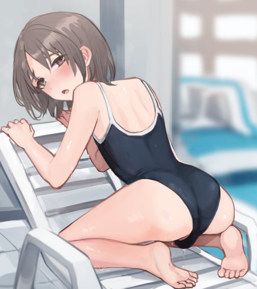 原创、灰发男孩 (Sunaba) (nczd5875) 1名男孩 腋窝褶皱 屁股 背影 赤脚
