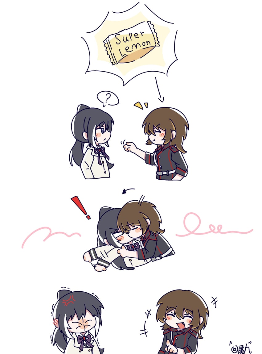 少女☆歌剧 Revue Starlight、少女歌剧 Revue Starlight Re LIVE、aikawa jurina ! +++ 2名女孩 撇嘴 :D