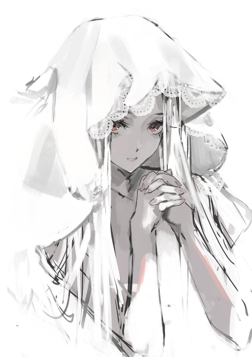 Fate/Zero、Fate系列、爱丽丝菲尔·冯·爱因兹贝伦 1名女孩 长发 看向观众 张嘴 双手合十