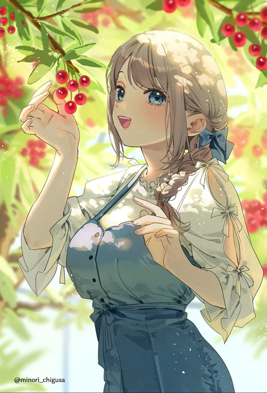 忍与廉、早乙女紫乃 1名女孩 :D 作者名 蓝色蝴蝶结 蓝色连衣裙