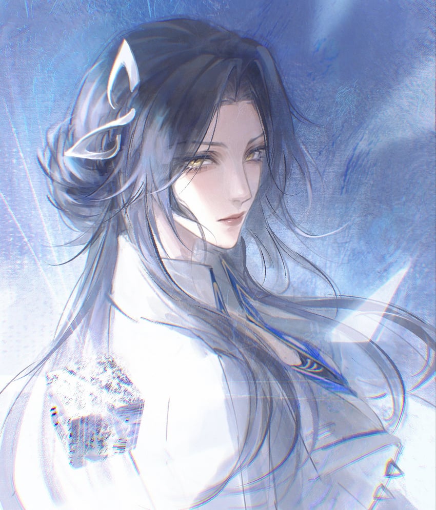 无期迷途、同构体 (无期迷途) 1名女孩 黑发 方块 无表情 侧视
