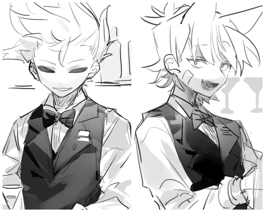 爱德的世界、Tom (Eddsworld)、Tord (爱德世界) 2个男孩 :D 替换服装 动画化 呆毛