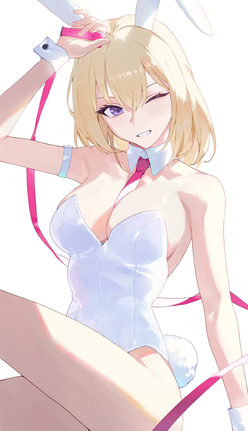 BanG Dream!、Bang Dream! It's MyGO!!!!!、三角初华 1名女孩 兽耳 臂环 金发 乳房