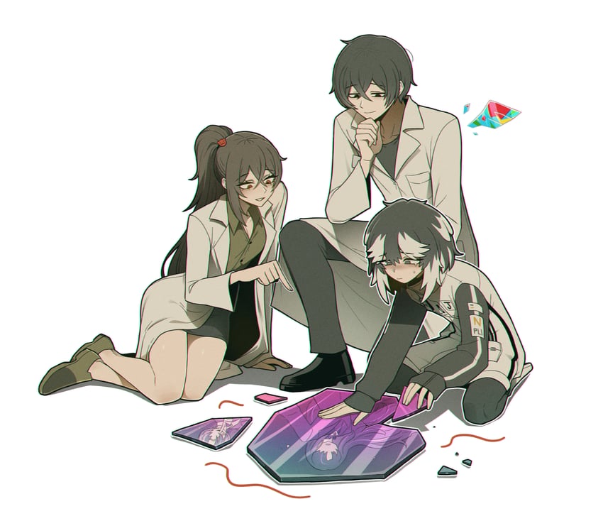 边狱公司、Project Moon、卡门 (Project Moon) 1名男孩 2名女孩 黑瞳 黑发 黑鞋