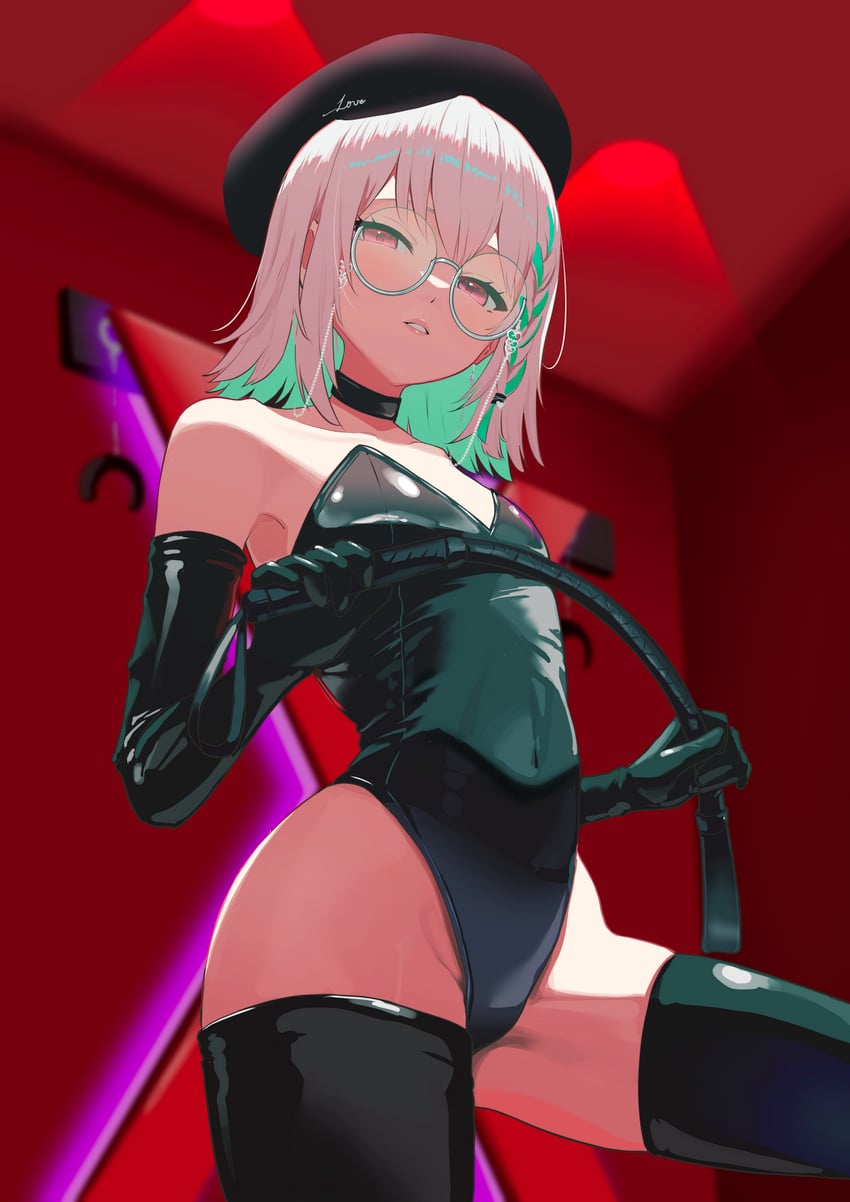 青桐高校、萌美 1名女孩 腋下 露肩 BDSM 贝雷帽