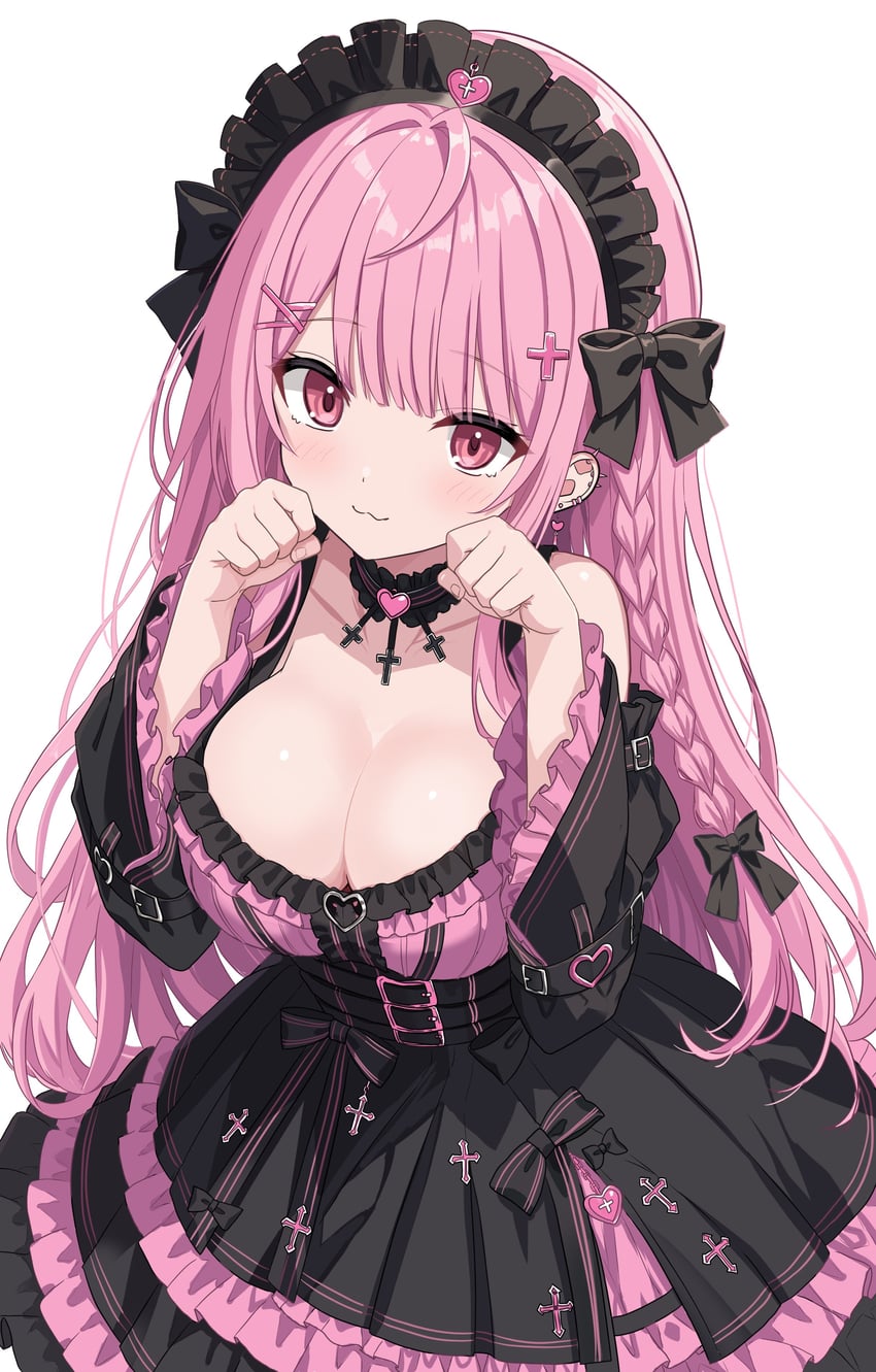 VOICEROID、琴叶茜 1名女孩 猫脸笑 年龄增长 异形乳量 (大) 黑色蝴蝶结
