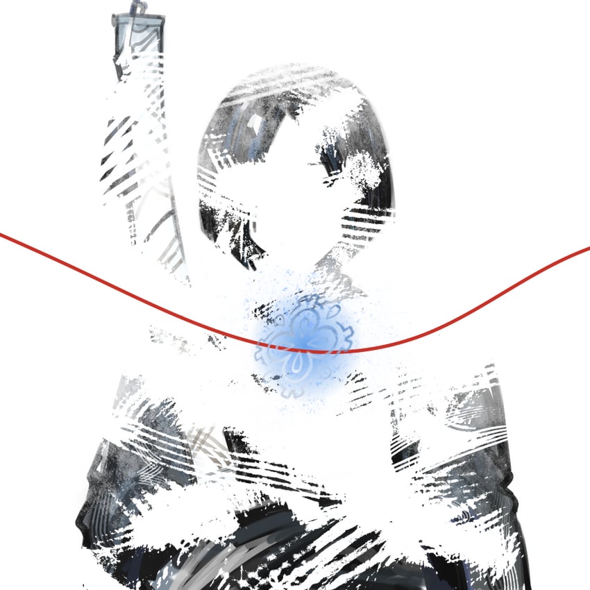 边狱公司、Project Moon、莲 (Project Moon) 1名男孩 黑色大衣 黑瞳 黑发 黑衬衫