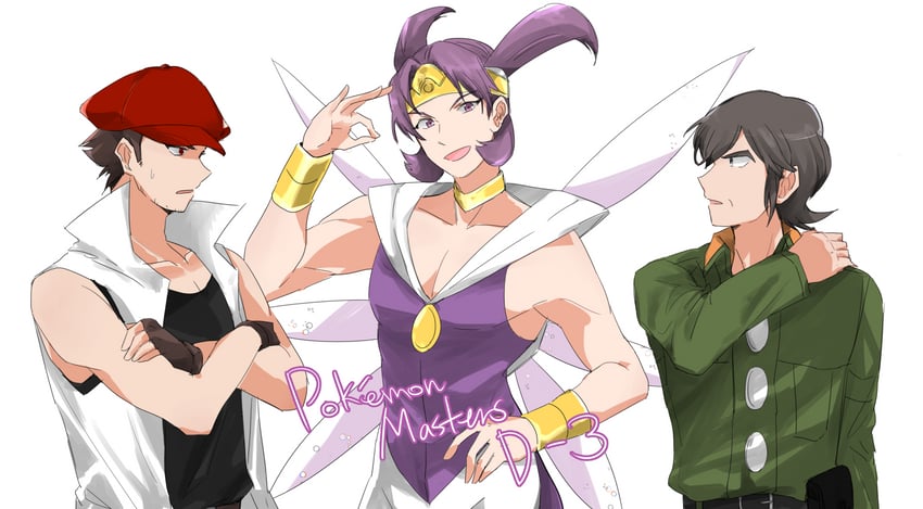 宝可梦、宝可梦 绿宝石、宝可梦 红宝石/蓝宝石/绿宝石 3个男孩 :D 腰带 黑色皮带 黑衬衫