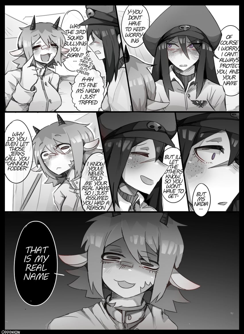战锤40K、星界军 2名女孩 兽耳 beastman (warhammer 40k) 脸红 漫画