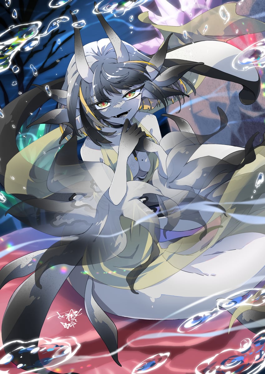 原创 1名女孩 :D 气泡 露肩 黑色项圈
