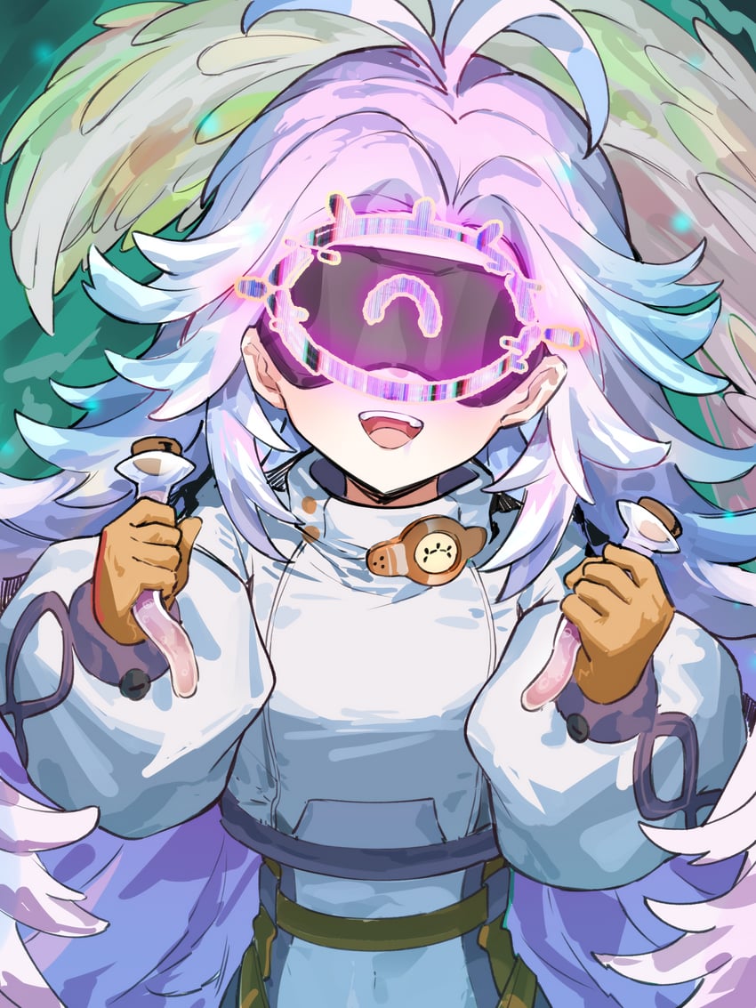 杀戮尖塔、杀戮尖塔 2、orobas (slay the spire) 1名女孩 荷式仰角 面向观众 手持 长发