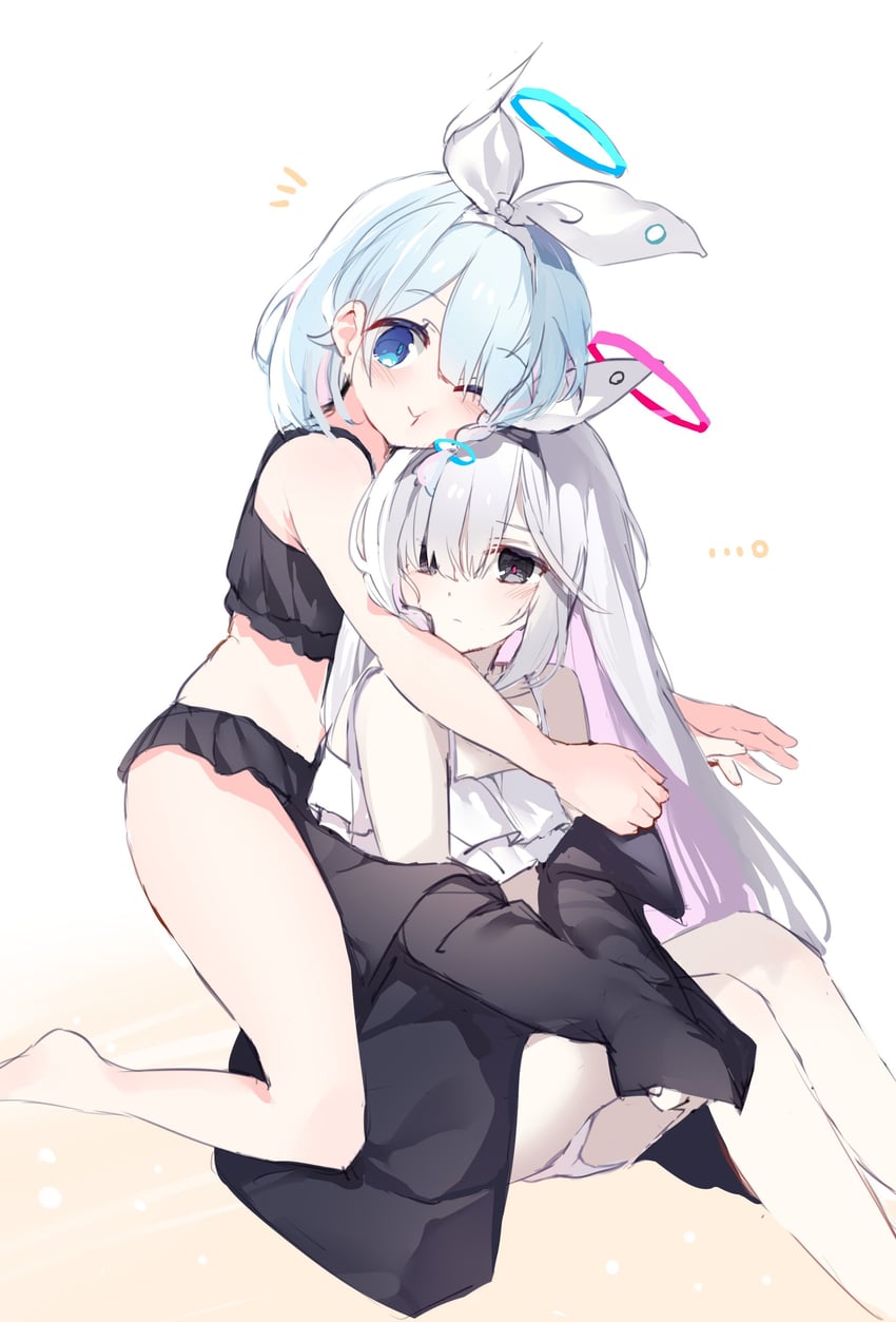 蔚蓝档案、阿罗娜 (蔚蓝档案)、普拉娜 (蔚蓝档案) ... 2名女孩 :t ;) 替换服装