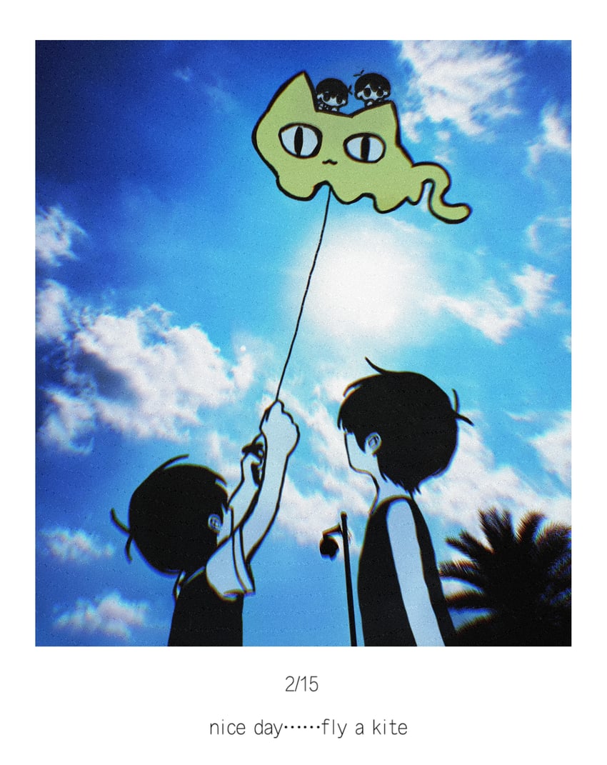 OMORI、大黄猫 (Omori)、Omori (OMORI) 2个男孩 年龄互换 幼化 年龄增长 呆毛