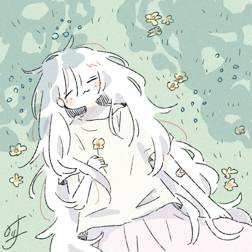原创 1名女孩 猫脸笑 创可贴 手臂上的绷带 腮红贴纸
