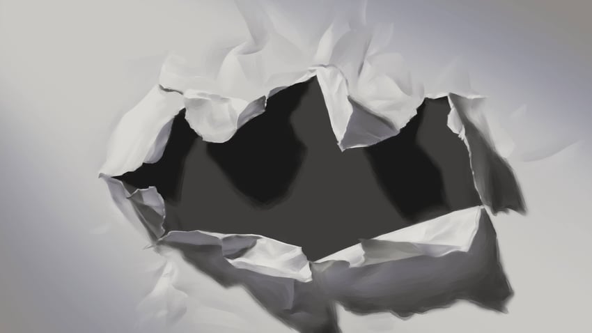 原创 无人类 纸 阴影 撕裂的纸
