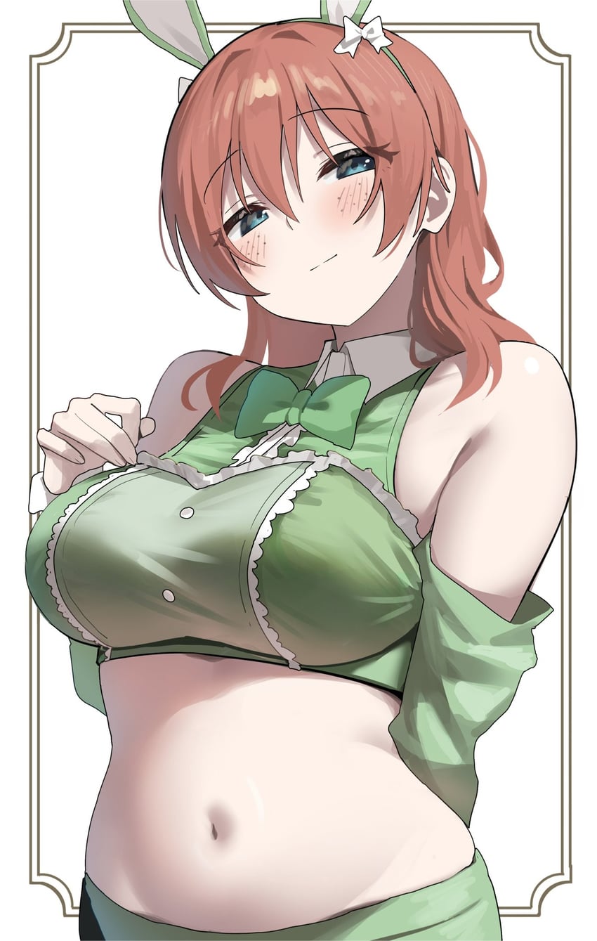 Love Live!、Love Live! 虹咲学园学园偶像同好会、艾玛·维尔德 1名女孩 兽耳 水色瞳 脸红 蝴蝶结