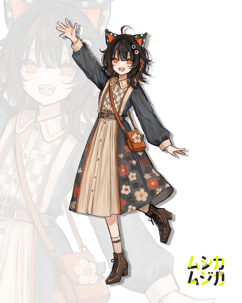 魔法少女的小镇审判、泽渡可可 1名女孩 :D 呆毛 替换服装 兽耳耳机