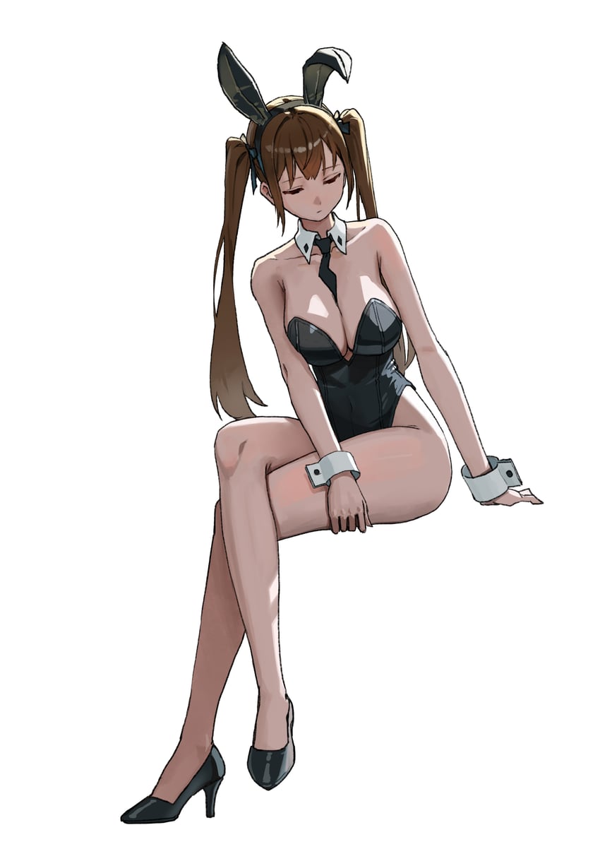 原创 1名女孩 兽耳发箍 兽耳 裸腿 乳沟