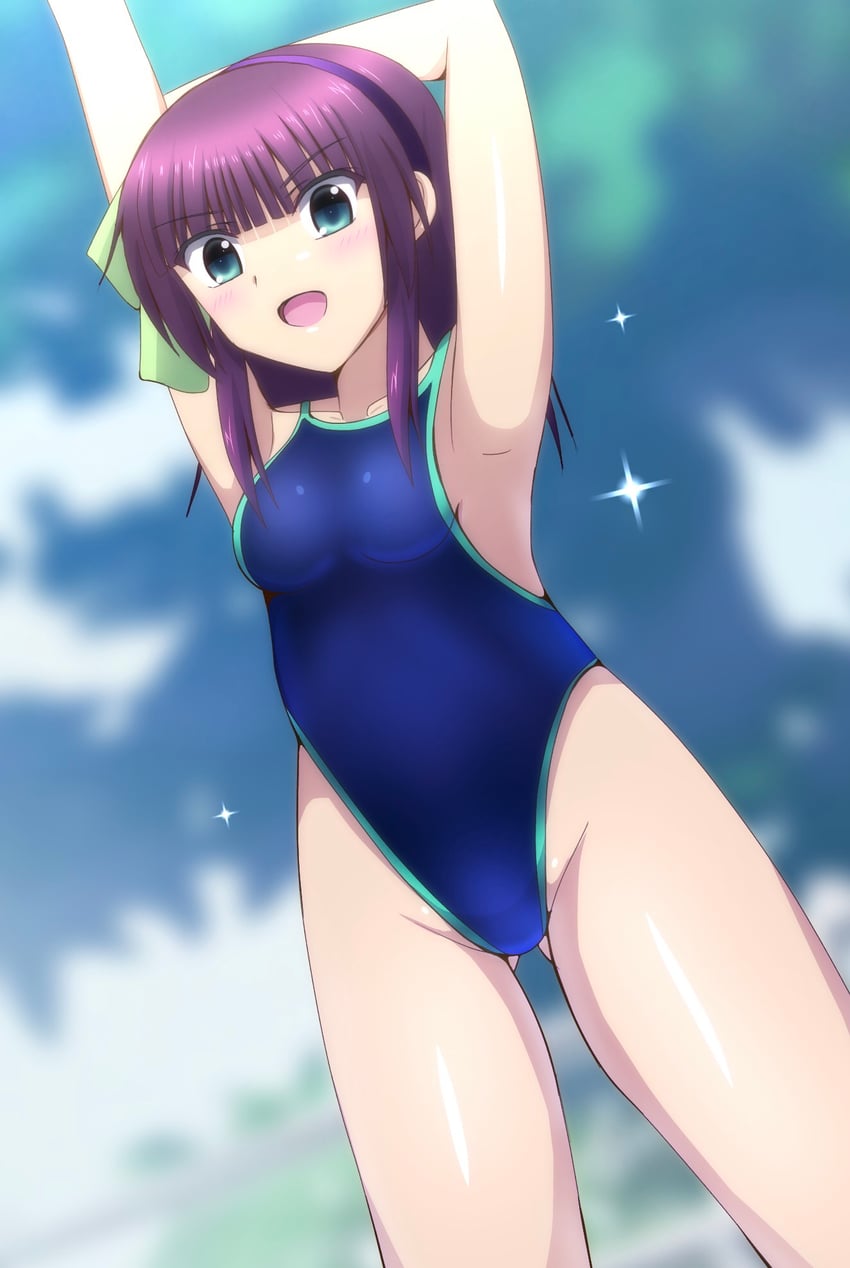 Angel Beats!、中村由利 1名女孩 :D 替换服装 腋下 举起双手