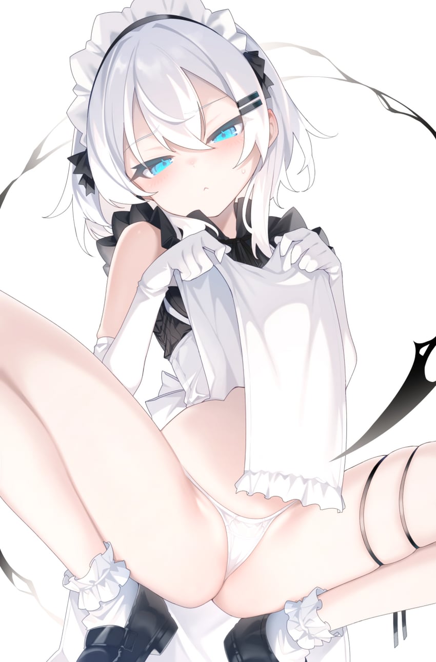 原创、苹果酱 1名女孩 :< 黑鞋 蓝眼 折口短袜