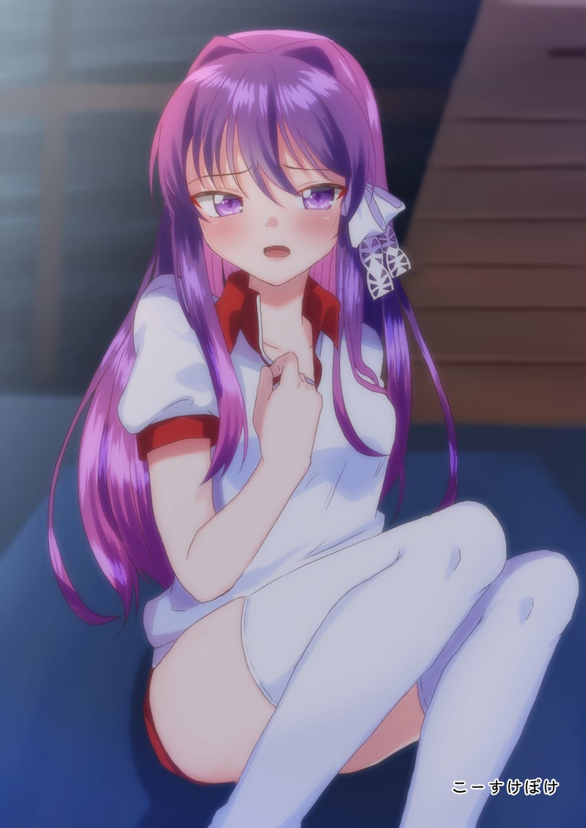 CLANNAD、藤林杏 1名女孩 作者名 脸红 乳房 灯笼裤