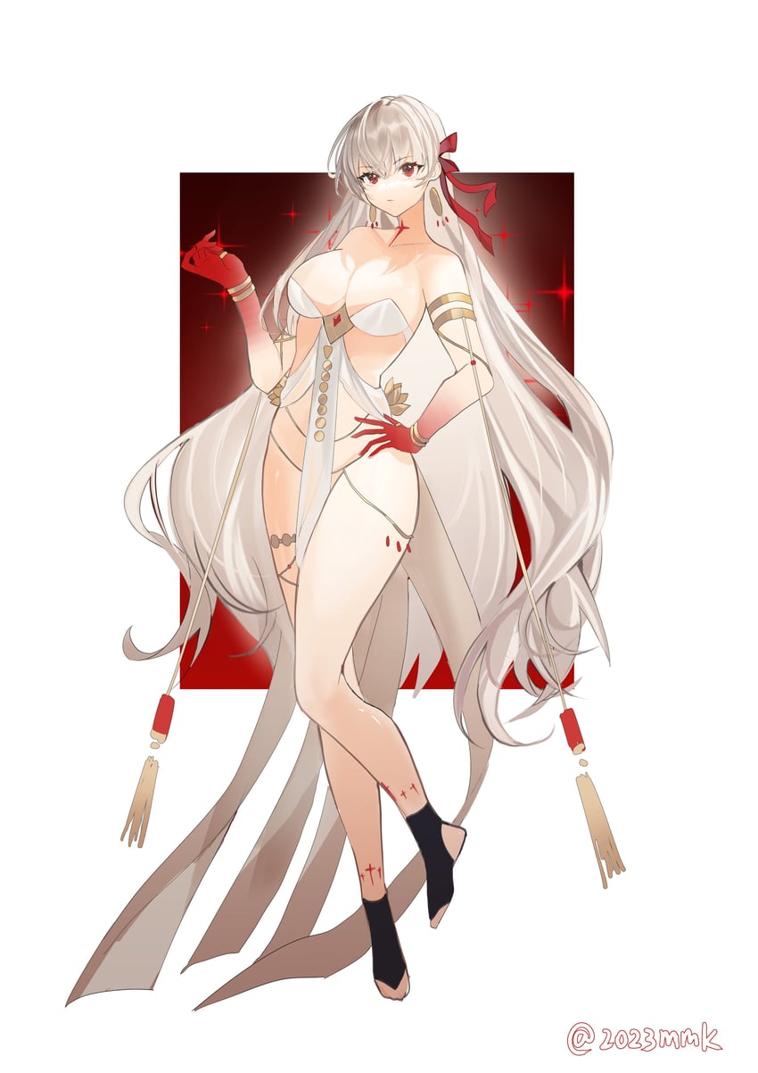 Fate/Grand Order、Fate系列、杜尔迦 (Fate) 1名女孩 臂环 亚洲印度服饰 腰链 身体纹路
