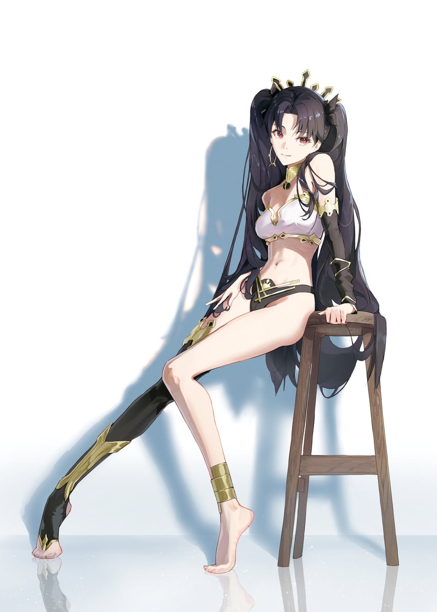 Fate/Grand Order、Fate系列、伊什塔尔 (Fate) 1名女孩 护臂 不对称腿部穿着 不对称袖子 比基尼