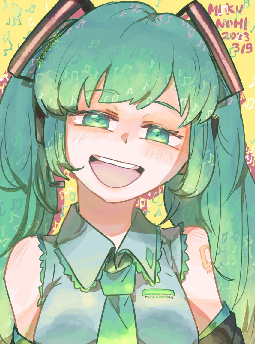 VOCALOID、初音未来 1名女孩 2022年 39 手臂纹身 乳房