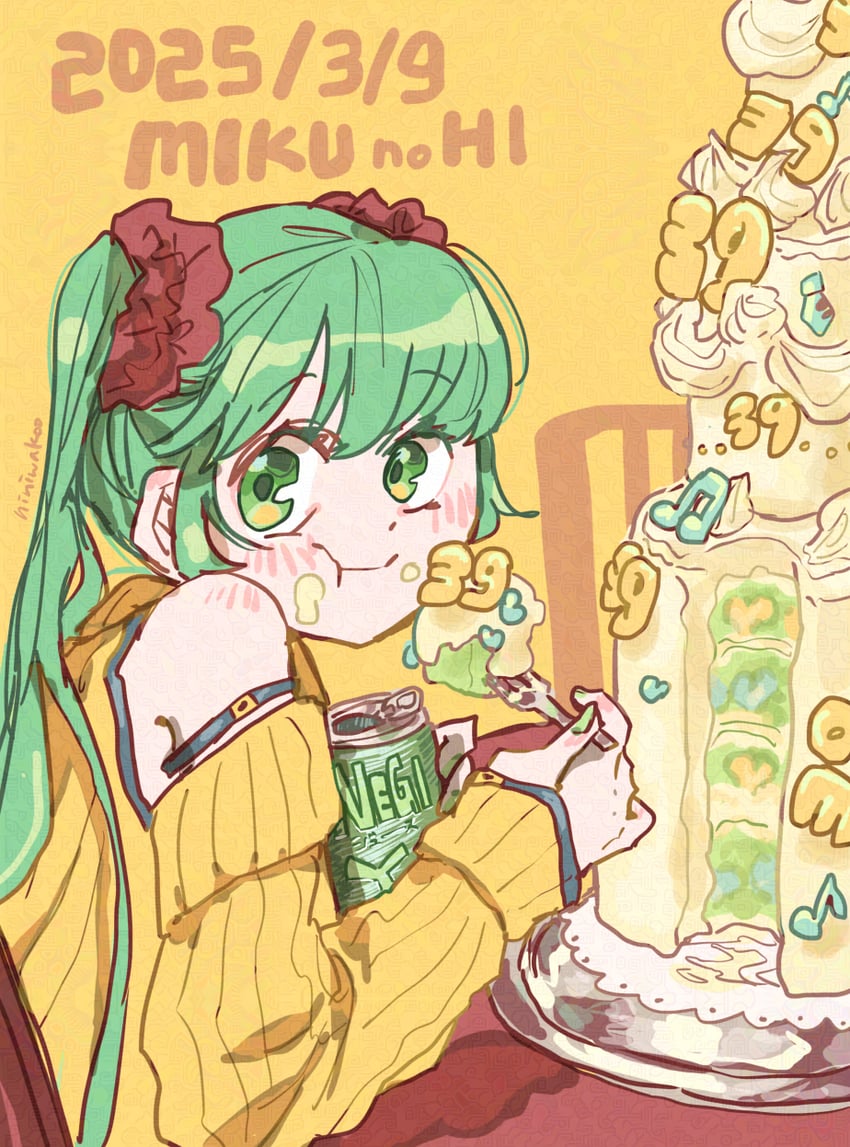 VOCALOID、初音未来 1名女孩 2025年 39 :t 脸红