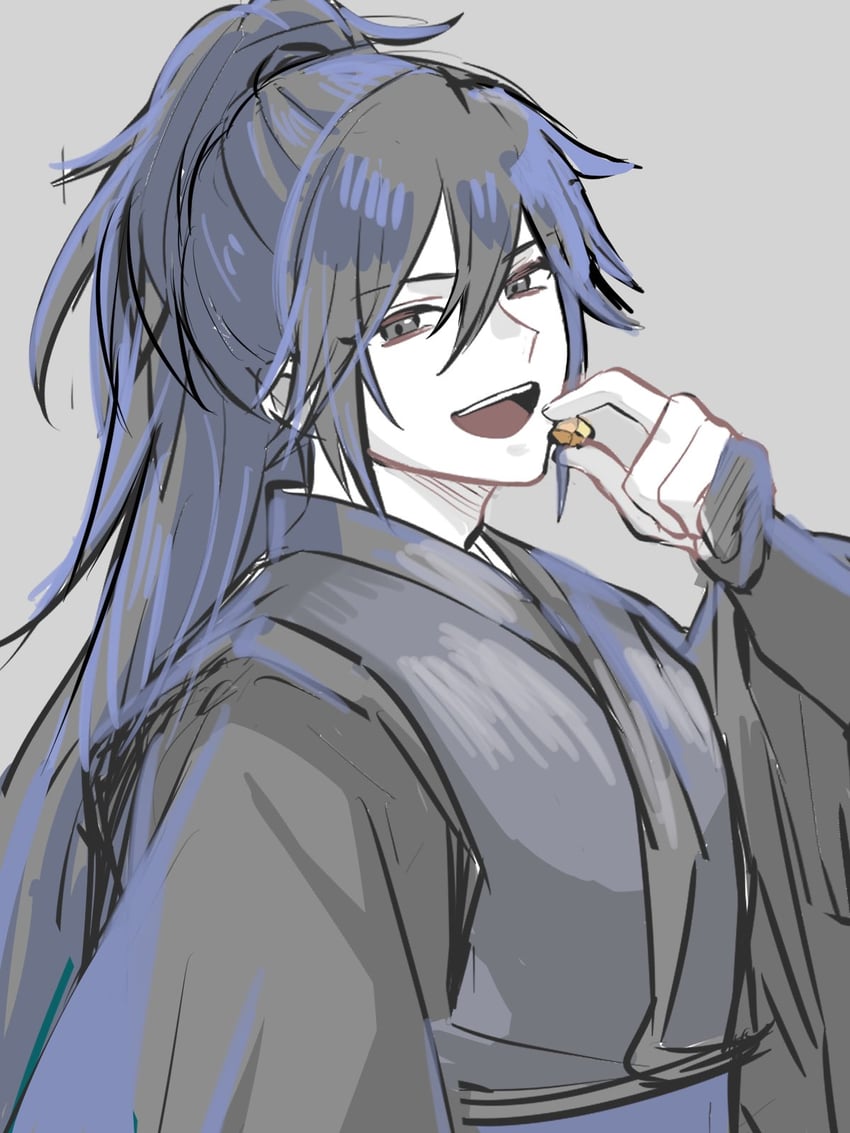 魔道祖师、薛洋 1名男孩 :D 黑瞳 黑发 黑色汉服