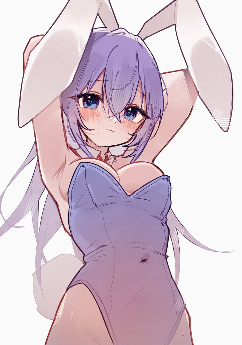 拉比哩比、艾莉娜 (Rabi-Ribi) 1名女孩 兽耳 腋下 双手抱头 举起双手