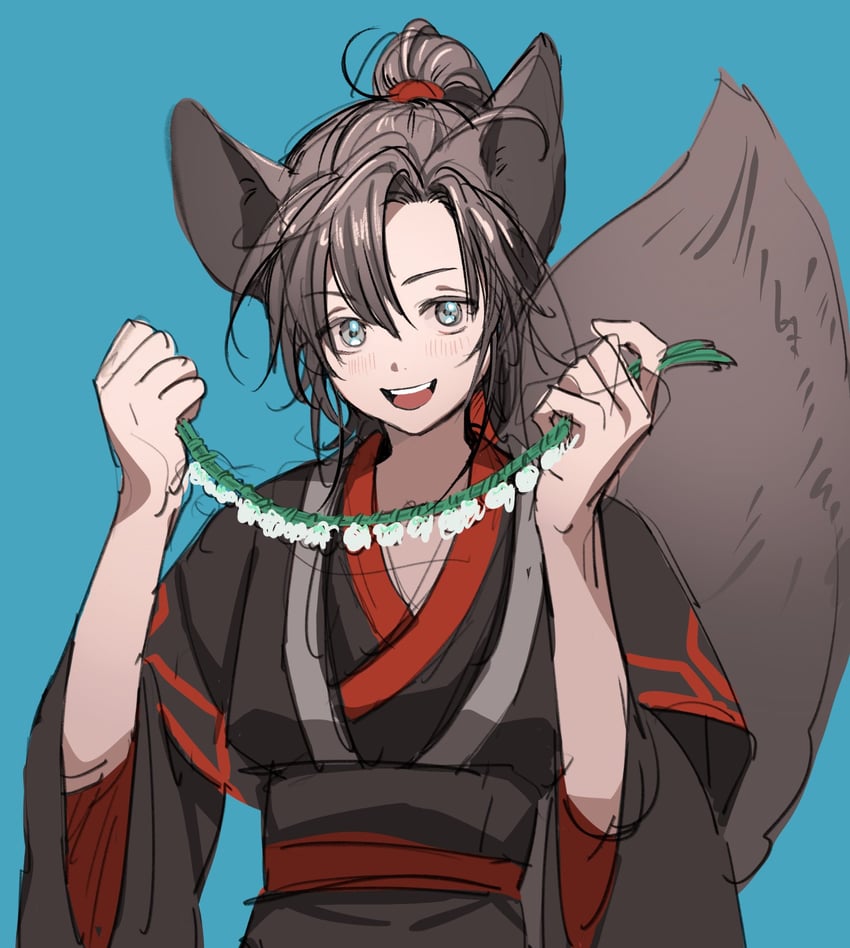 魔道祖师、魏无羡 1名男孩 :D 呆毛 中性 兽耳