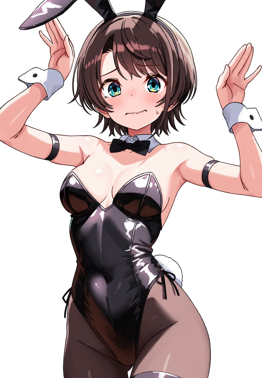 Hololive、大空昂 1名女孩 兽耳发箍 兽耳 臂带 露肩
