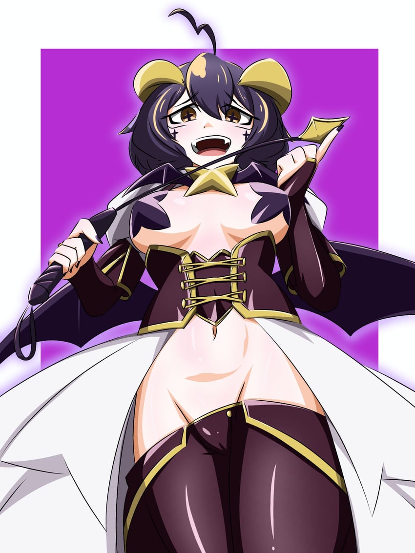 憧憬成为魔法少女、柊舞缇娜、玛吉雅·拜泽 1名女孩 蝙蝠胸针 平胸装 乳房 束腰