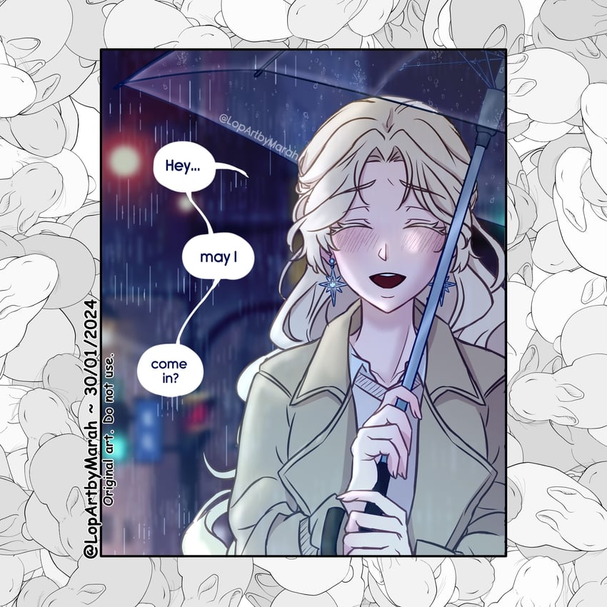 原创、RWBY、Alma Prisma (LopartByMarah) ... 1名女孩 问号 金发 脸红