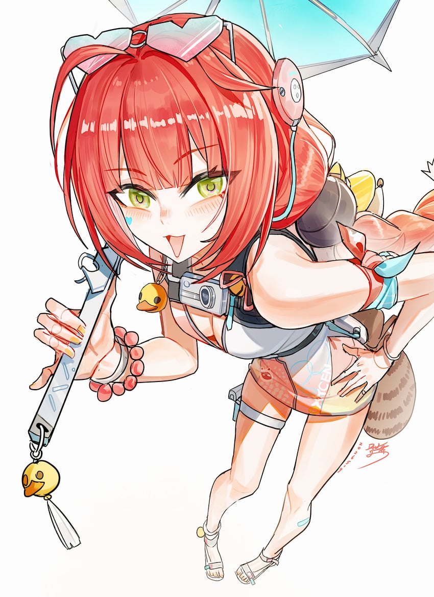 绝区零、镰之助、浮波柚叶 1名女孩 :D 呆毛 臂章 创可贴