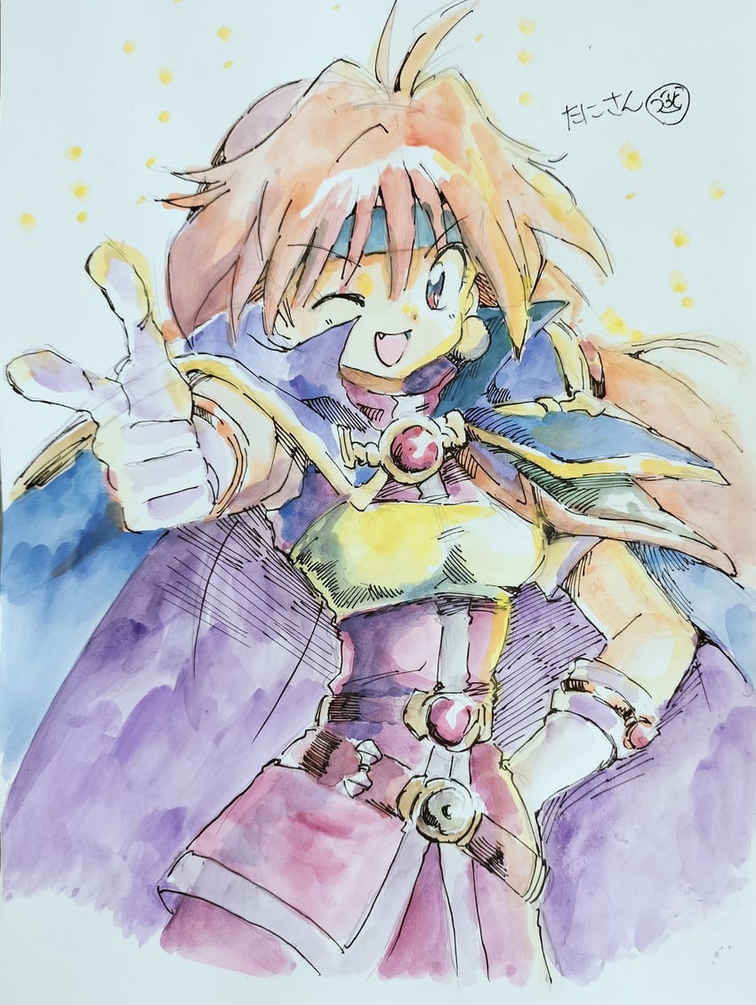 秀逗魔导士、莉娜·因巴斯 1名女孩 :D 铠甲 抹胸 腰带