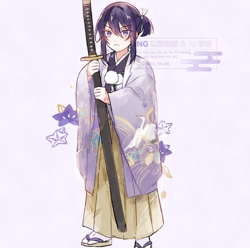 偶像梦幻祭、神崎飒马 1名男孩 幼化 蓝色背景 脸红 小孩