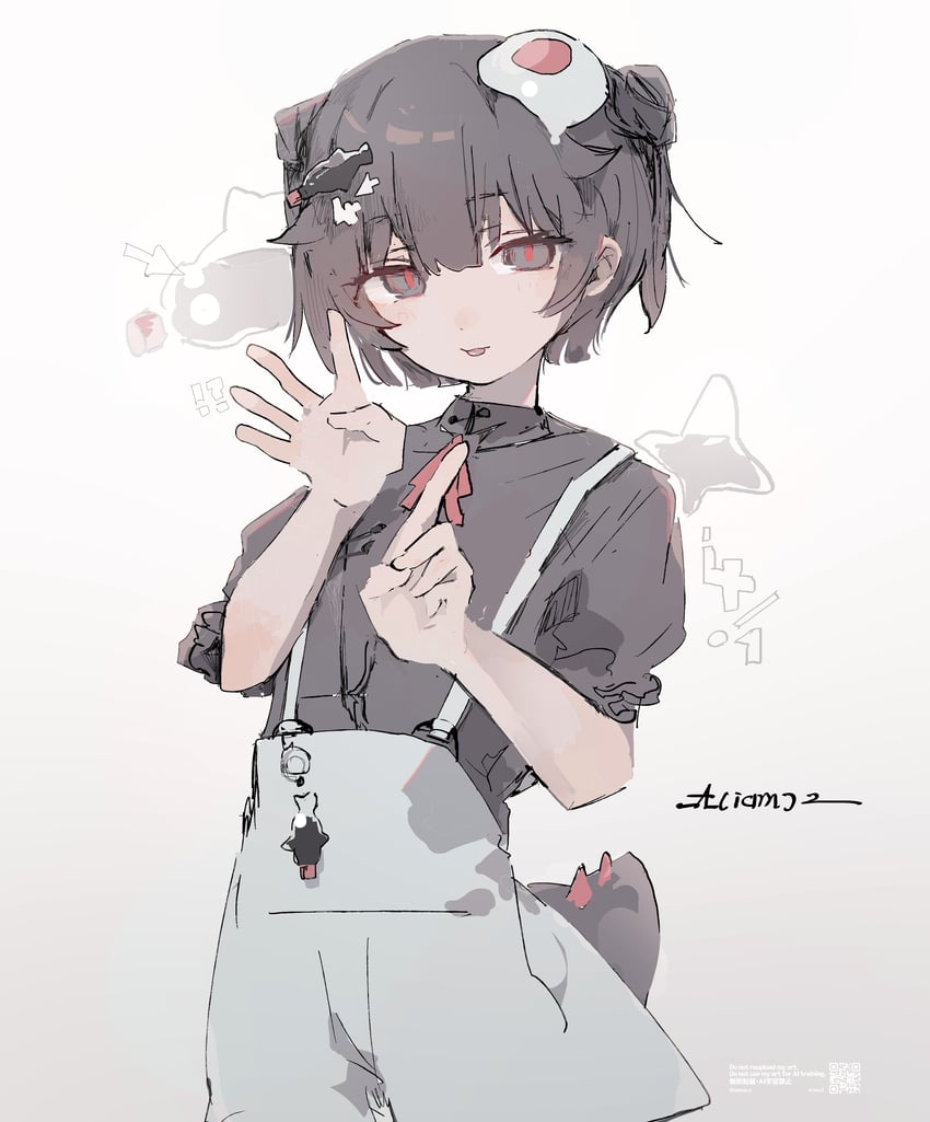 原创 1名女孩 :p 作者名 黑瞳 黑发