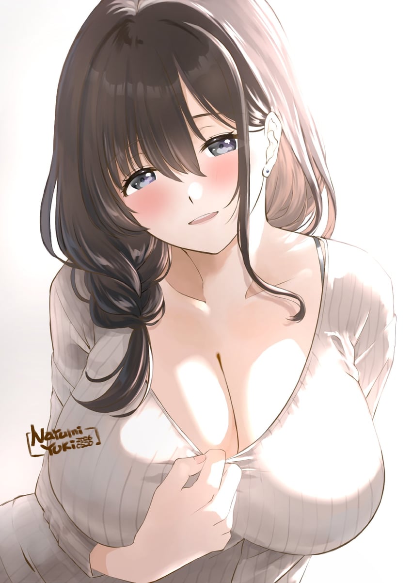 原创 1名女孩 作者名 蓝眼 脸红 辫子