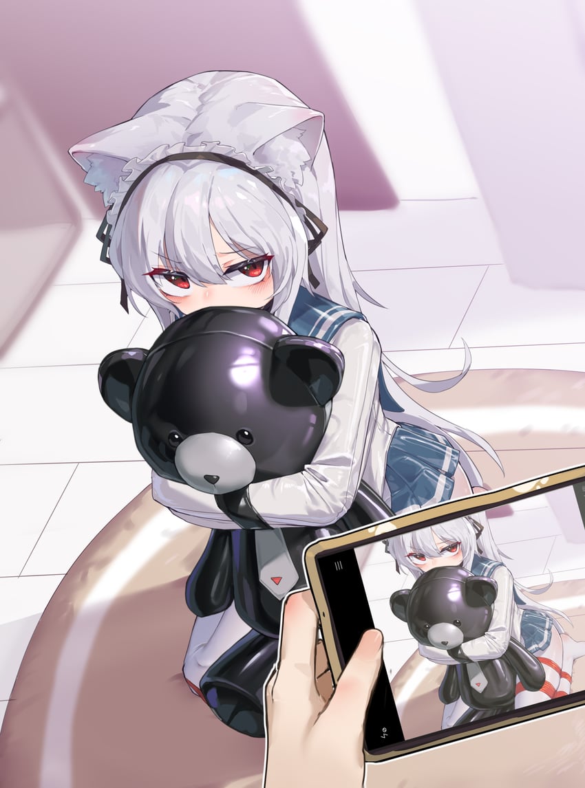 原创、蕾米莉亚CN 1名女孩 兽耳 赤脚 BDSM 紧身连体衣