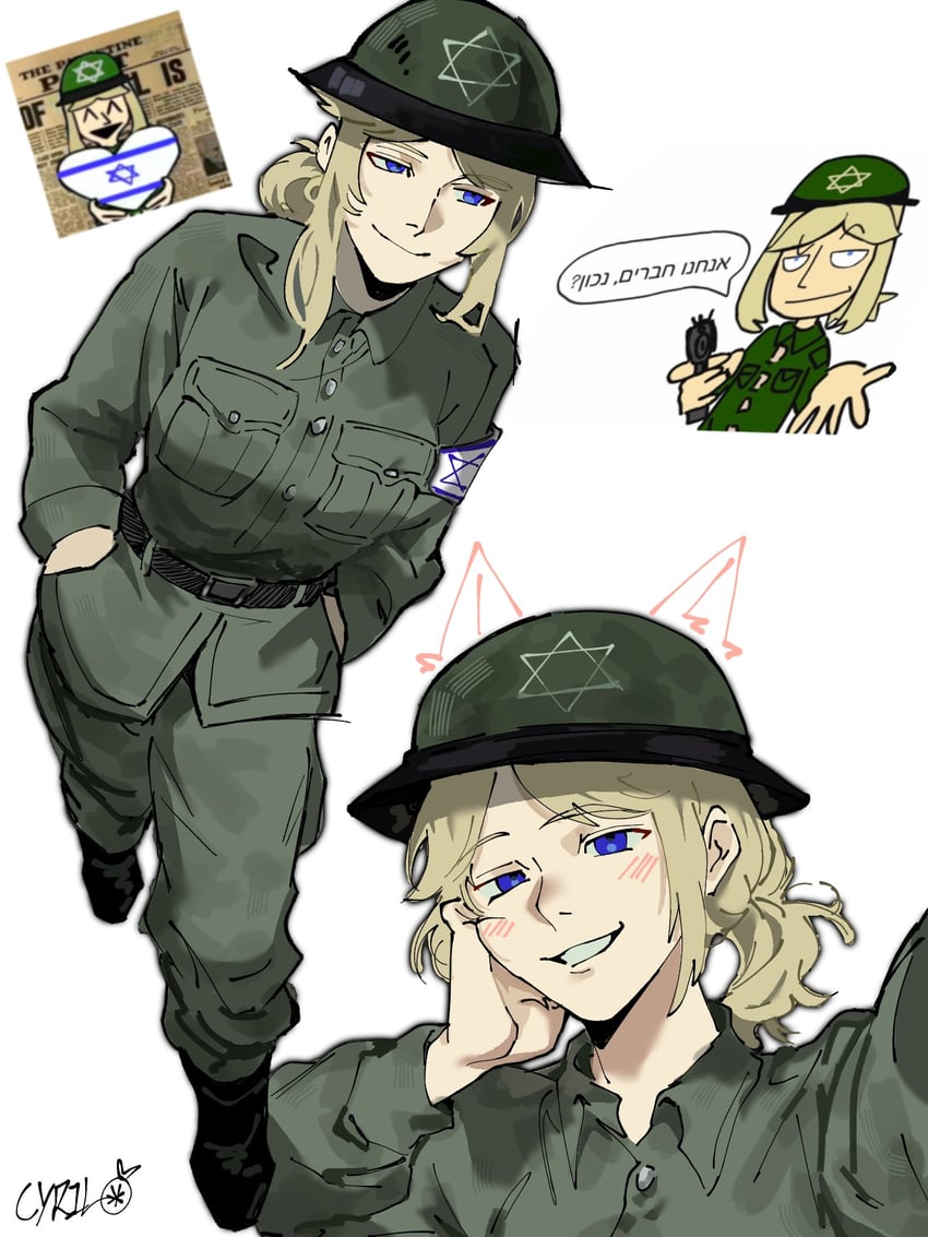 Ongezellig、原创、yana (onion dweller) 1名女孩 :D 兽耳 踝靴 臂章