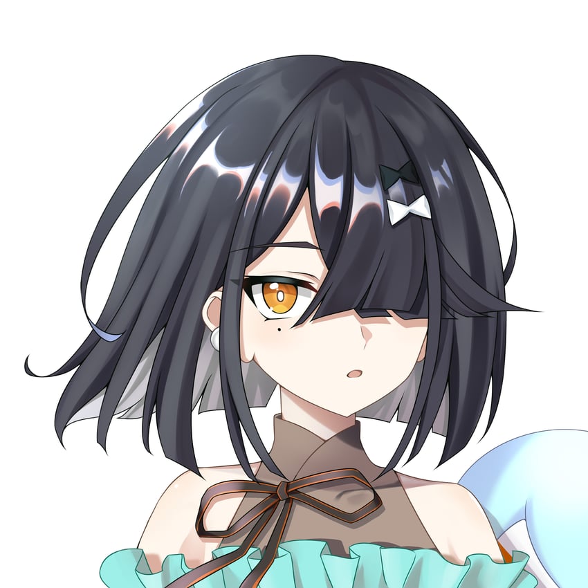 Fate/Grand Order、Fate系列、徐福（Fate） 1名女孩 露肩 比基尼 蓝色比基尼 棕发