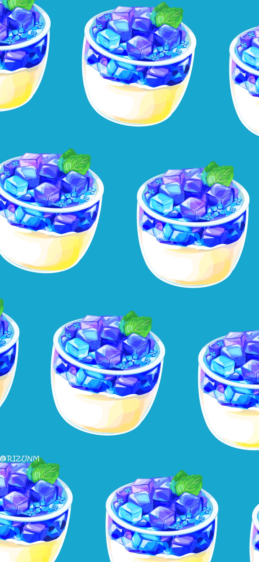 原创 作者名 蓝色背景 沙漠 食物 食物焦点